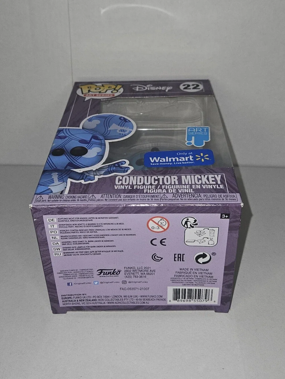 Funko POP! Disney Art Series Sorcerer's Apprentice Mickey #20 Walmart Exclusive